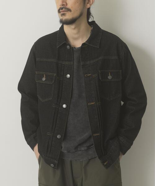 A.P.C. denim jacket 2nd　セカンド　ブラック　黒　Gジャン Stretch Black Denim 2nd Jacket / ストレッチブラックデニム 2nd