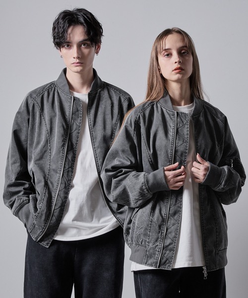 「CLEL」 ブルゾン M チャコールグレー メンズ_画像7