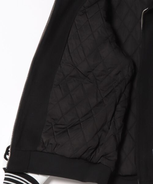 ダウンジャケット ダウン 「BREATH」BH PATCH STADIUM JACKET / ブラック 「BR25AW-O0002」 メンズの画像