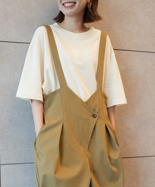 「.ENDRECHERI.」 半袖Tシャツ FREE ナチュラル メンズ_画像9