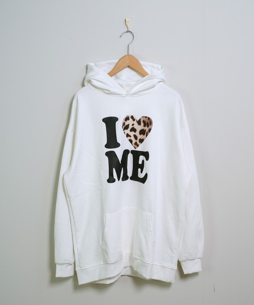 shopnikoniko（ショップにこにこ） パーカー パーカー I LOVE ME