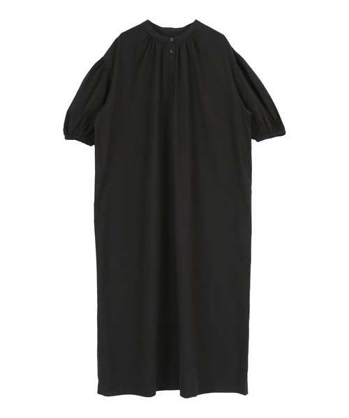 「titivate」 半袖ワンピース X-SMALL グレイッシュベージュ レディース_画像2