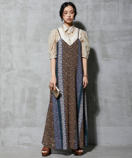 「GEVS.」 「SMILELAND」キャミソールワンピース 3L ブラック レディース_画像3