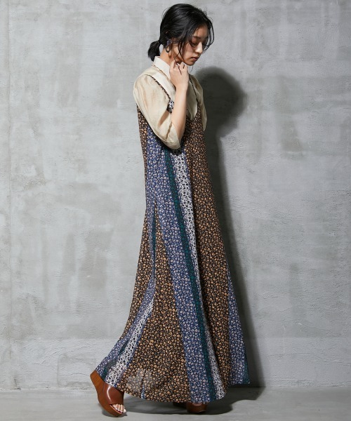 「GEVS.」 「SMILELAND」キャミソールワンピース 3L ブラック レディース_画像7