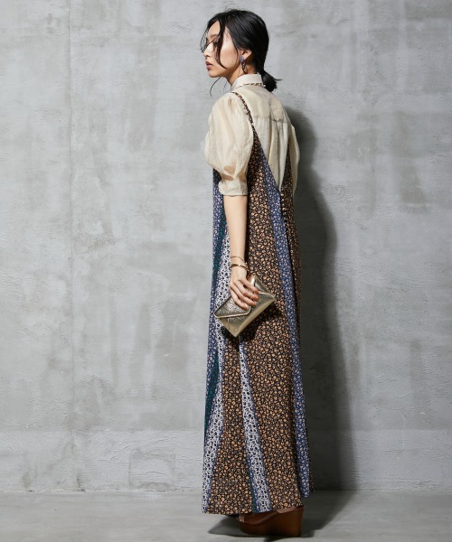 「GEVS.」 「SMILELAND」キャミソールワンピース 3L ブラック レディース_画像9