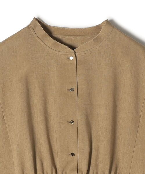 「SHIPS」 ノースリーブワンピース 36 ブラウン レディース_画像4