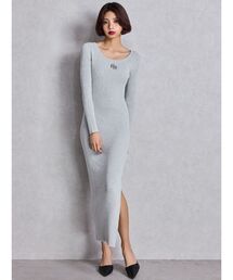 GYDA（ジェイダ） ワンピース GGプレート long sleeve LONGニット