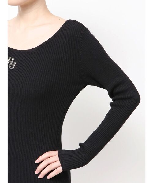 GYDA（ジェイダ） ワンピース GGプレート long sleeve LONGニット