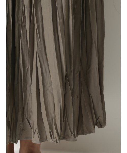 「Mila Owen」 半袖ワンピース 0 カーキ レディース_画像8