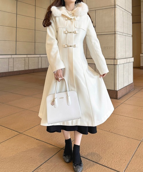 apres jour（アプレジュール） ダッフルコート フリー ピンクベージュ