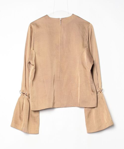 「AKIRANAKA」 長袖ブラウス - ベージュ レディース_画像2