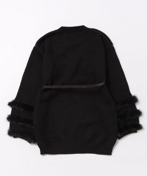 Narcissus（ナルシス） ニット セーター 袖ファーニット/ロングニット