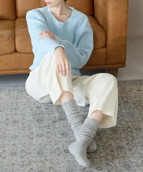 靴下 あったか毛混パイルソックス19cm丈 レディース | ブランド登録なし | 09