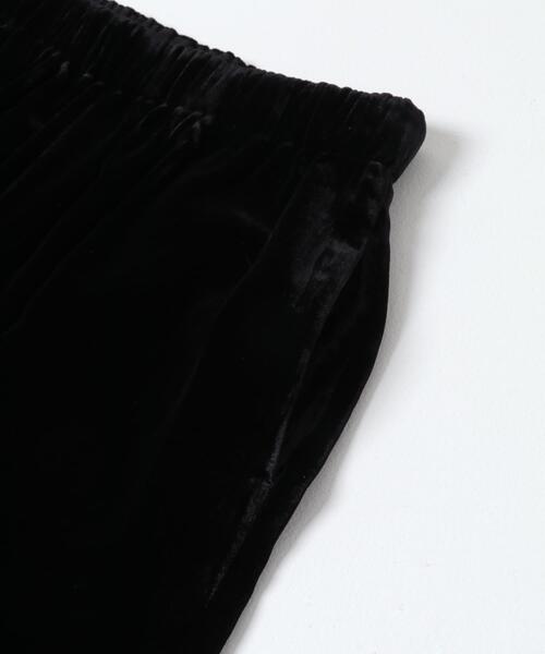 かぐれ パンツ レーヨンシルクベルベットパンツ レディース : ZOZOTOWN