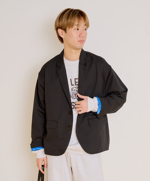 「WHIMSIC」 テーラードジャケット 1 ブラウン メンズ_画像2