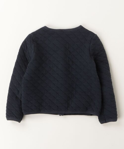 「PETIT BATEAU」 「KIDS」ノーカラージャケット 110 ネイビー キッズ_画像2