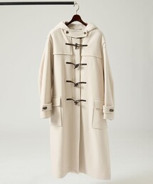 週末値下　MONTGOMERY モンゴメリー　ダッフルコート　M ヘリンボーン USED) 90-00s MONTGOMERY BY Tibbett モンゴメリー ヘリンボーン