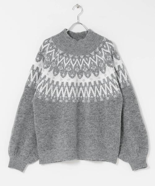 ★TV衣装★　FREAK'S STORE　シャギー ノルディックニット FREAK'S STORE（フリークスストア）の「シャギー ノルディックニット