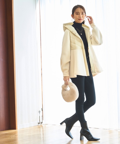 「RUIRUE BOUTIQUE」 ダウンジャケット M ブラック レディース_画像10