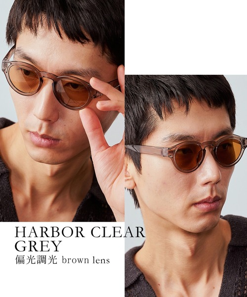 Jugaad14 サングラス 「jugaad14」HARBOR CLEAR grey メンズ Jugaad14 サングラス 「jugaad14」HARBOR CLEAR grey メンズ