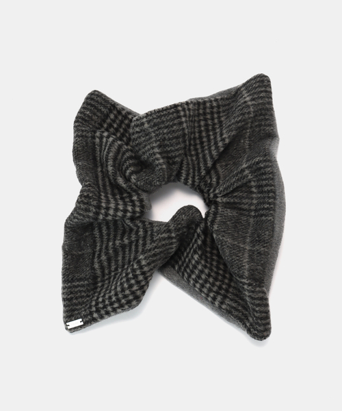 heyep（ヘイップ） シュシュ Plaid Square Scrunchie : ZOZOTOWN Yahoo
