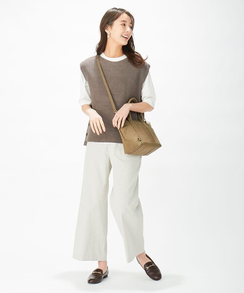 「J.PRESS Ladies」 ニットベスト SMALL ネイビー レディース_画像7