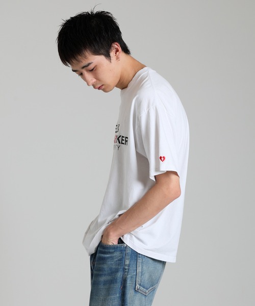 「DELUXE」 半袖Tシャツ MEDIUM ホワイト メンズ_画像2