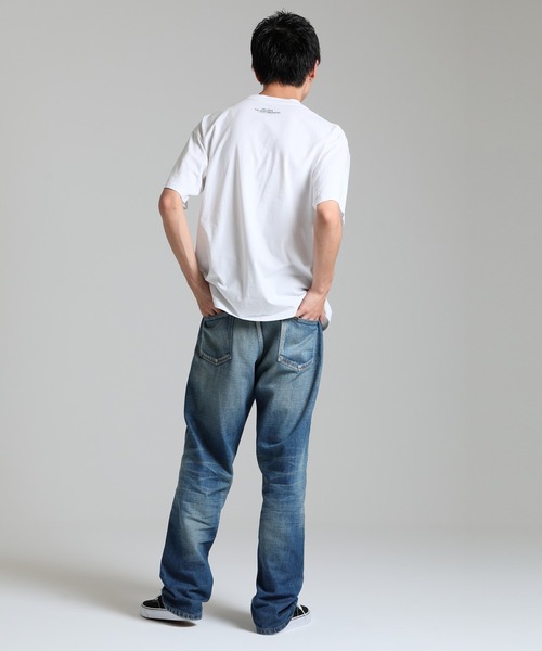 「DELUXE」 半袖Tシャツ MEDIUM ホワイト メンズ_画像9