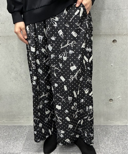 インゲボルグ　ベスト＋ワイドパンツセット INGEBORG（インゲボルグ） パンツ ドットコスメpt.ワイドパンツ