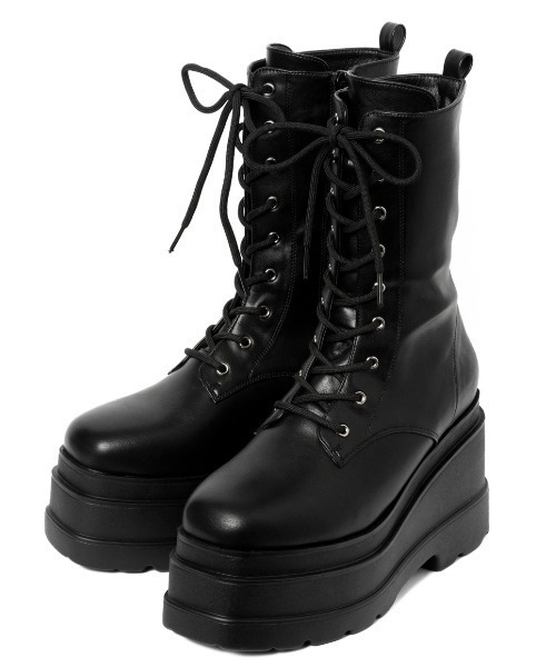 「R&E」 ブーツ L ブラック レディース_画像4