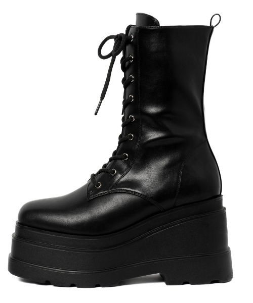 「R&E」 ブーツ L ブラック レディース_画像6