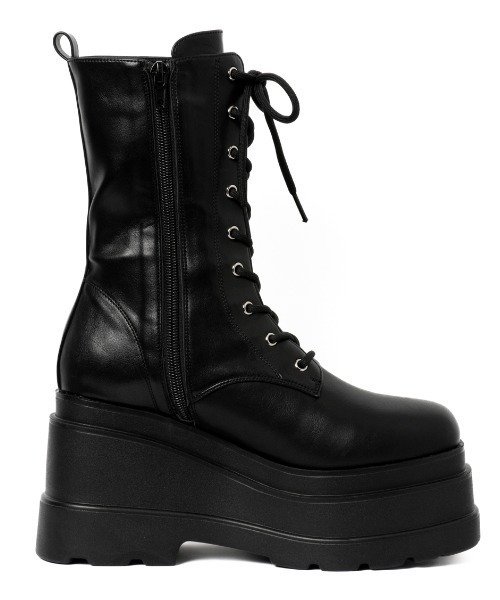 「R&E」 ブーツ L ブラック レディース_画像8