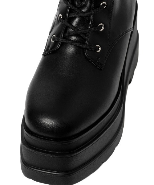 「R&E」 ブーツ L ブラック レディース_画像9