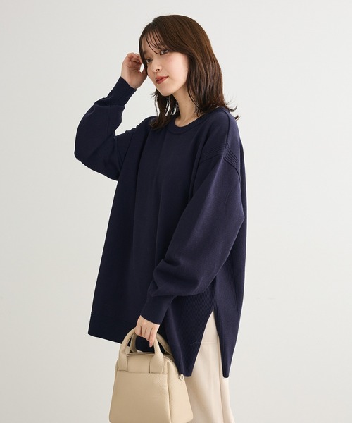 八分袖 ワイドリブニット アップルグリーン ウール100%ハンマースリーブセーター - アップルグリーン | ZARA Japan