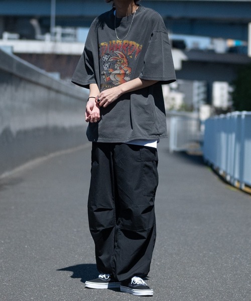 「JOHN'S CLOSET」 半袖Tシャツ MEDIUM グレー メンズ_画像2