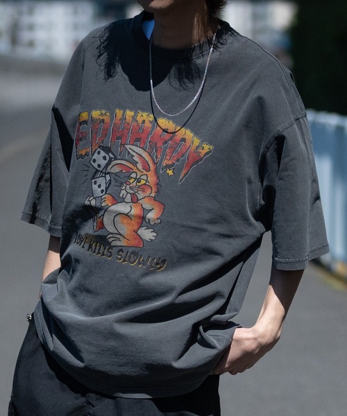 「JOHN'S CLOSET」 半袖Tシャツ MEDIUM グレー メンズ_画像7