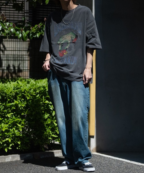 「JOHN'S CLOSET」 半袖Tシャツ MEDIUM グレー メンズ_画像8
