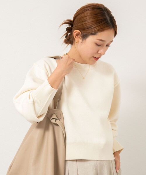 「NOLLEY'S」 長袖ニット FREE ライトグレー レディースの画像