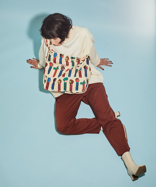 「ear PAPILLONNER」 ショルダーバッグ FREE カーキ レディース_画像9