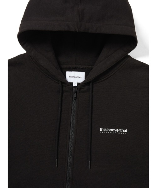 thisisneverthat（ディスイズネバーザット） パーカー INTL. Logo Zip