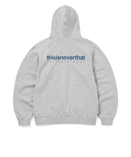 thisisneverthat（ディスイズネバーザット） パーカー INTL. Logo Zip