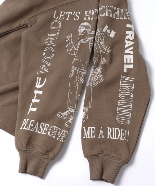 「gym master」 スウェットカットソー MEDIUM グレイッシュブルー メンズ_画像4