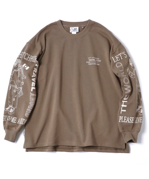 「gym master」 スウェットカットソー MEDIUM グレイッシュブルー メンズ_画像5