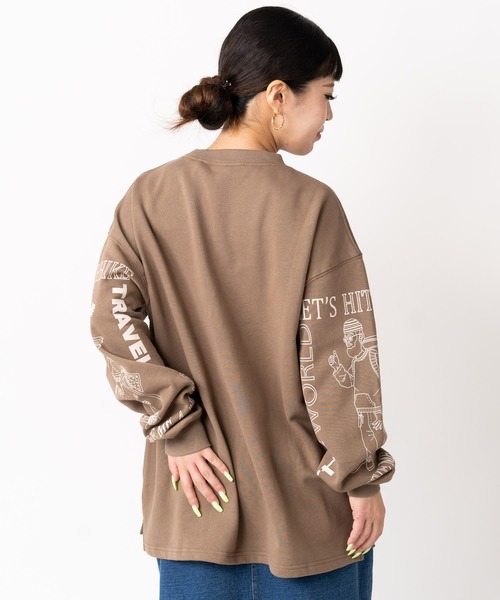 「gym master」 スウェットカットソー MEDIUM グレイッシュブルー メンズ_画像9