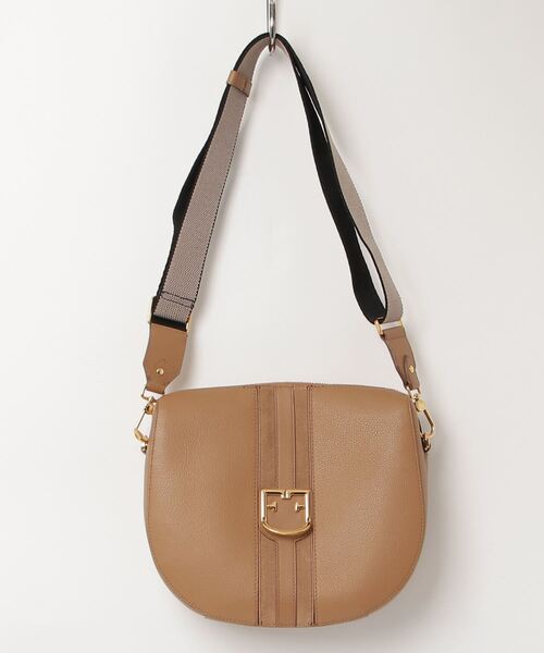 「FURLA」 ショルダーバッグ - ベージュ レディース