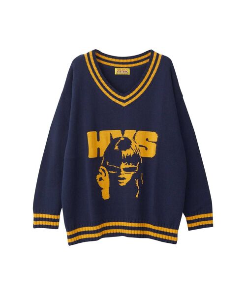 HYSTERIC GLAMOUR（ヒステリックグラマー） 長袖ニット FREE ブラック