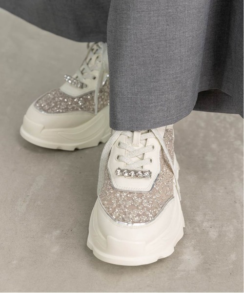 「RANDA」 ローカットスニーカー LL アイボリー レディース_画像4