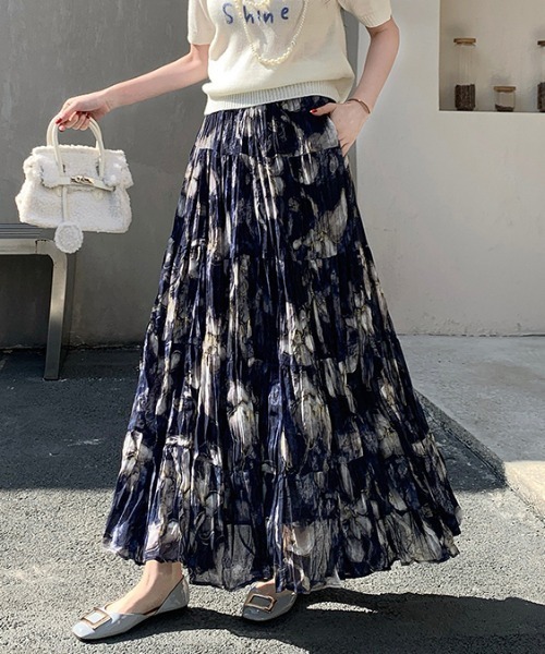Aelina ロング スカート 花柄スカート : ZOZOTOWN Yahoo!店 - 通販