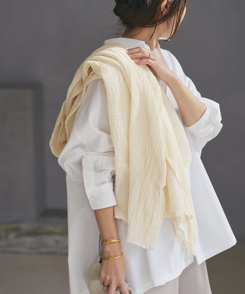 Plageプラージュオリジナルストール Plage - 専用 Plage オリジナルストール グレー 辺見えみり 美品の通販