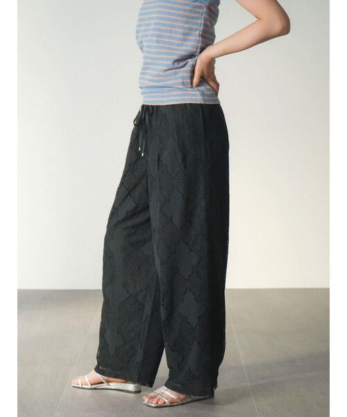 パンツ Leavers lace easy pants レディース_4